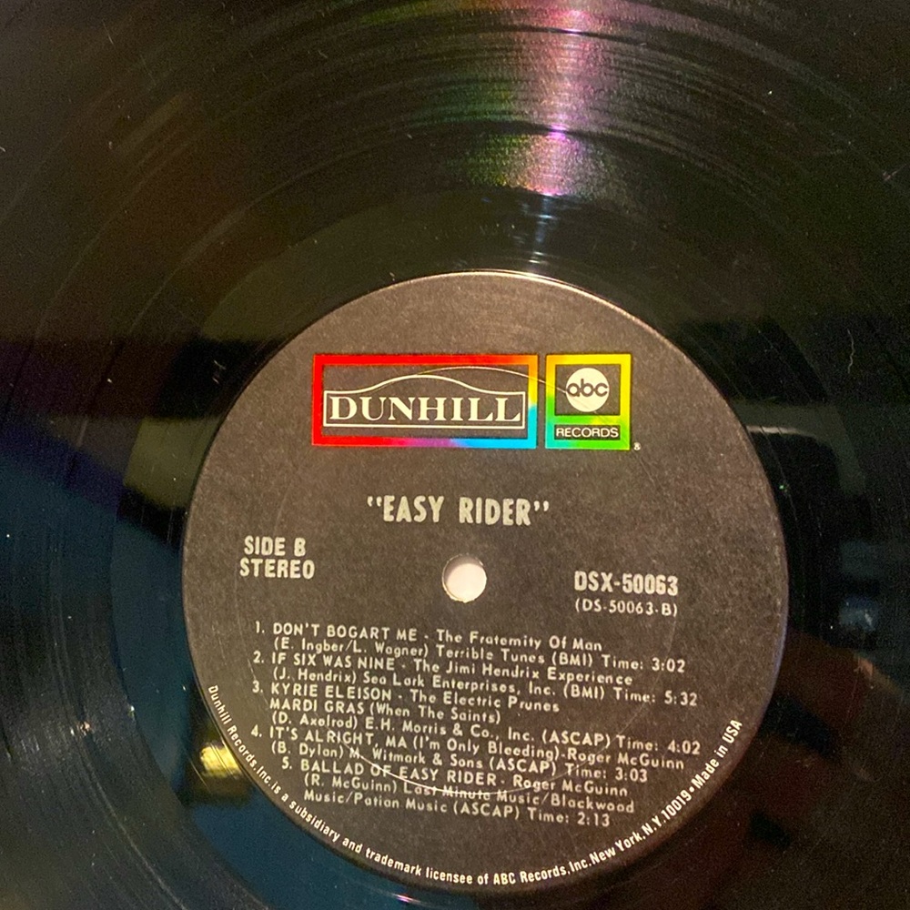 Easy Rider OST Vinyl Record - Picture 4 of 4